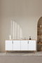 Hanah Home Sırma 4815 Consola Roble Zafiro y Blanco